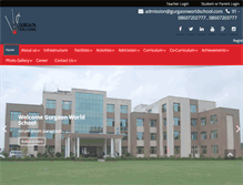 Tablet Screenshot of gurgaonworldschool.com